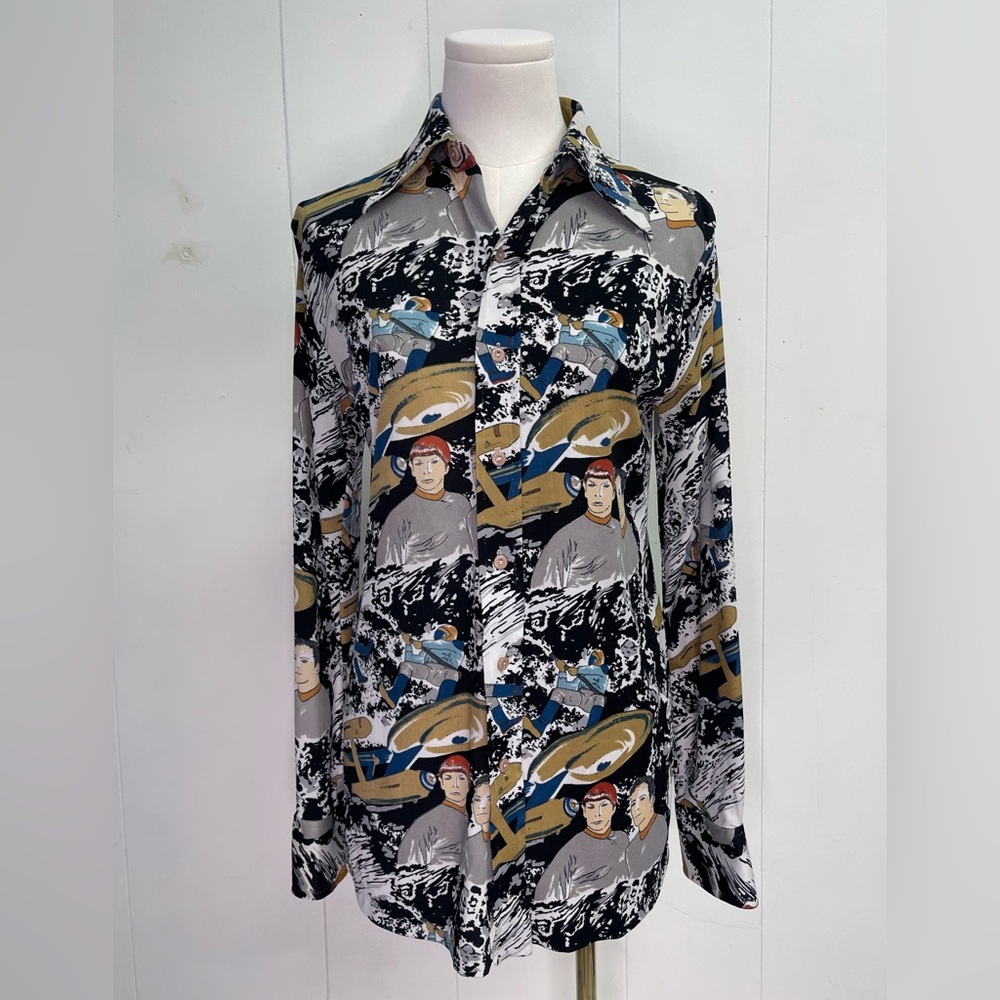 Vintage 1960’s Rare Collectible Huk-A-Poo Star Trek Disco Shirt